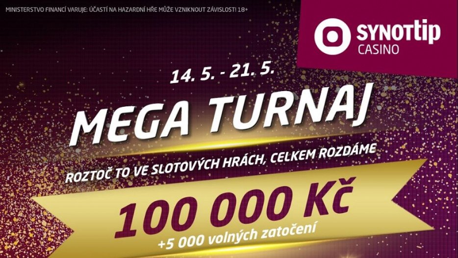 Mai-MEGA-Turnier mit 100.000 CZK und 5.000 Freispielen
