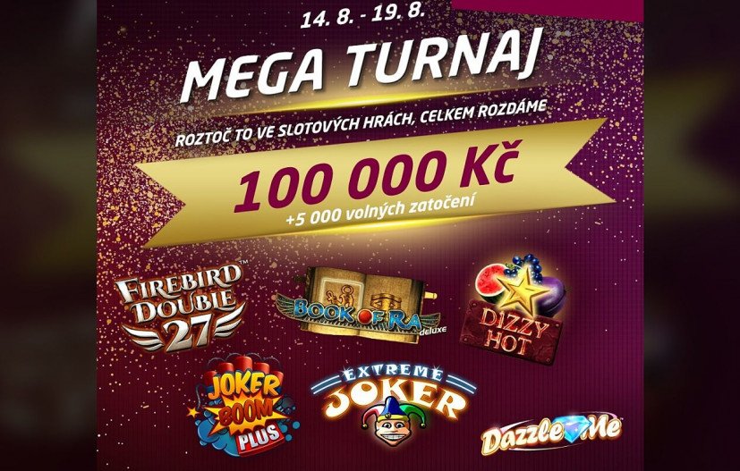 Das August-MEGA-Turnier um 100.000 CZK und 5.000 Freispiele in SynotTIP beginnt heute!