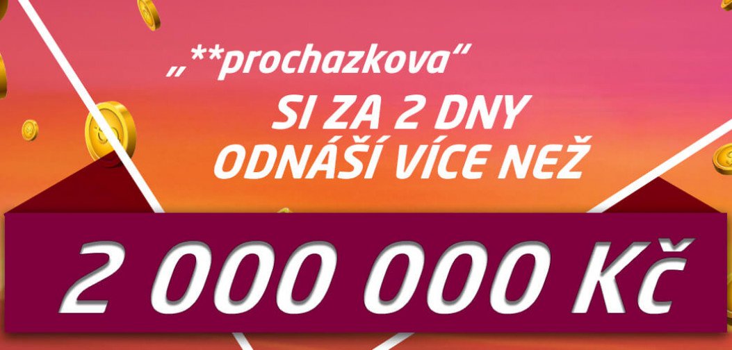 MEGA-Gewinn 2 000 000 CZK in SYNOT TIP!