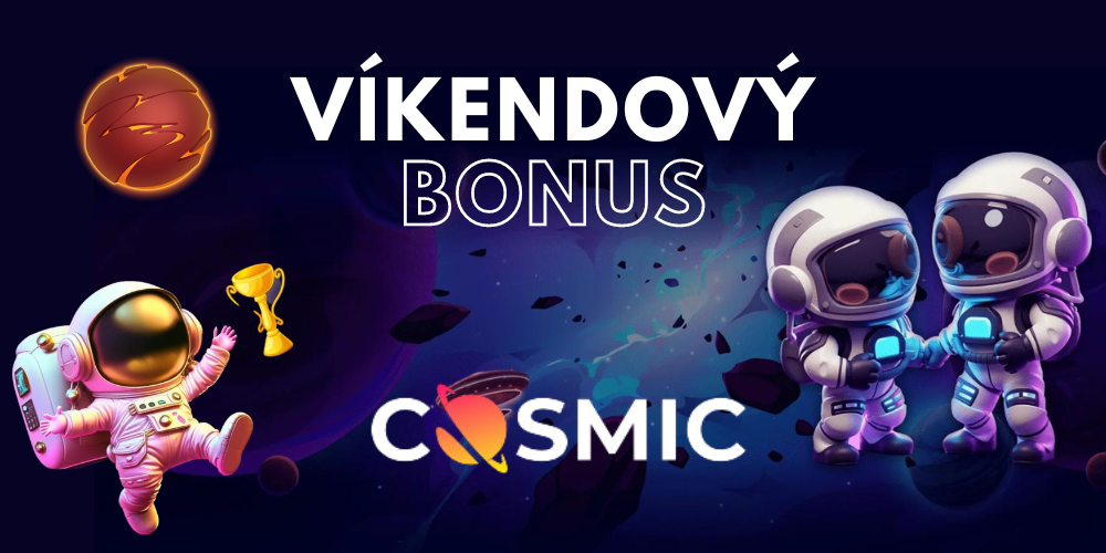 Cosmic Weekend: Spielen Sie im CosmicSlot Casino und erhalten Sie 50% Wochenendbonus + 50 FS!
