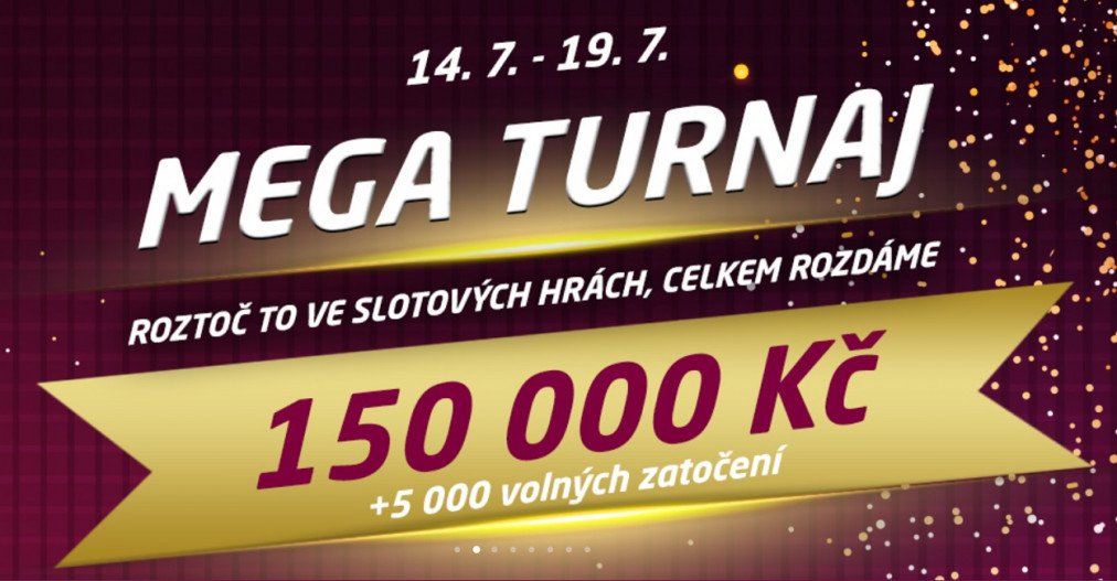 Das Juli-MEGA-Turnier um 150.000 CZK und 5.000 Freispiele in SynotTIP beginnt heute!