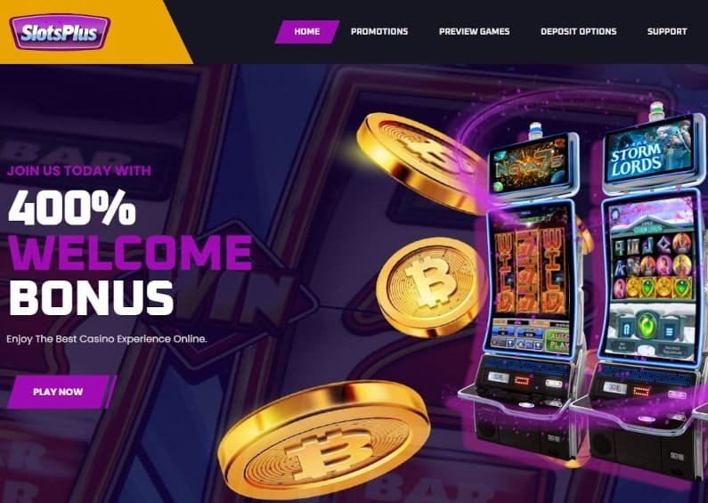 SlotsPlus Casino Review ☑️ | 400% + 500 USD 🔥