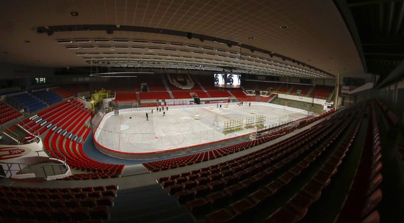 Eishockeystadien in der Tschechischen Republik: die Budvar Arena in České Budějovice