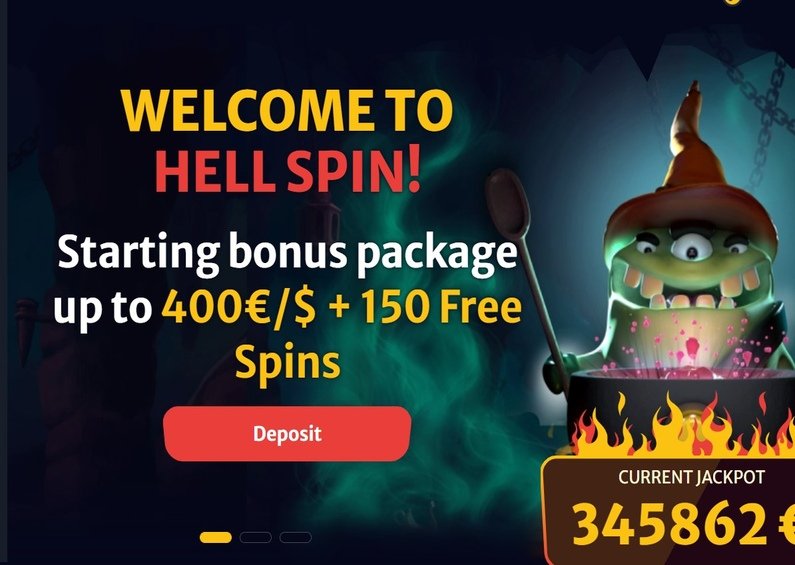 Hell Spin Casino Bewertung ☑️ | 100% bis zu €100 + 100 FS 🔥
