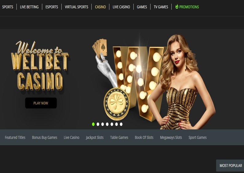 WeltBet Casino Testbericht ☑️ | 250% bis zu €2.500 🔥