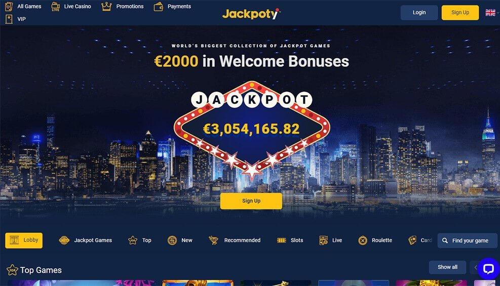 Willkommen im Jackpots Casino! ᑕ❤️ᑐ