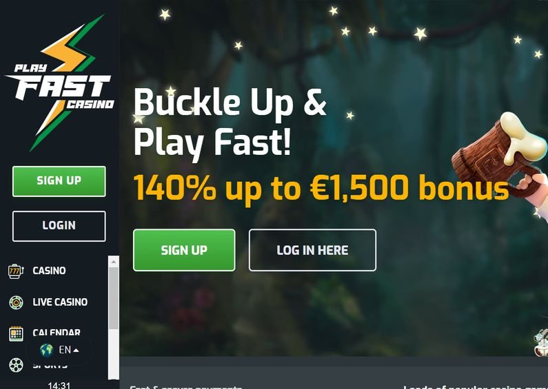 Playfast Casino Übersicht ☑️ | 140% bis zu 1.500 € 🔥