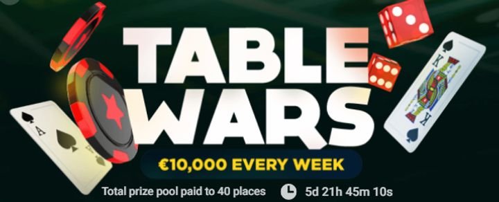 Bitstarz Table Wars Tournament: 10 K€ pro Woche!