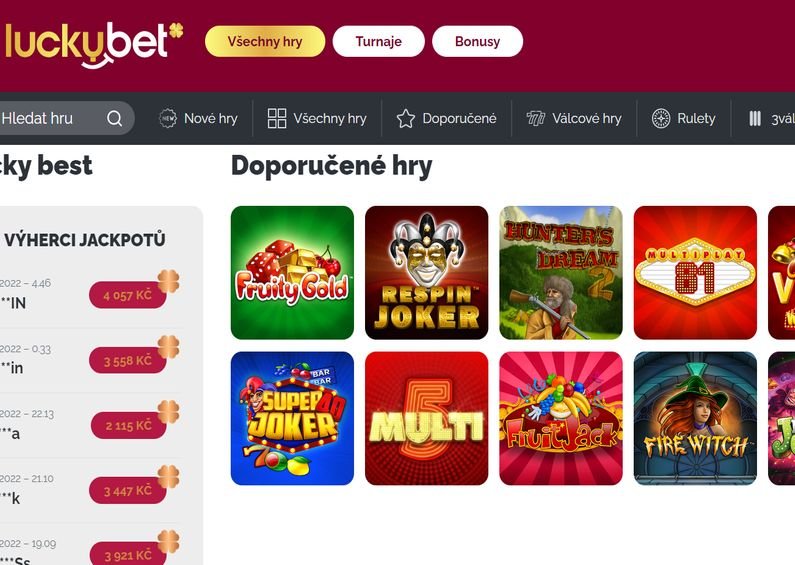 LuckyBet - Überprüfung der Spielautomaten und Casino-Spiele