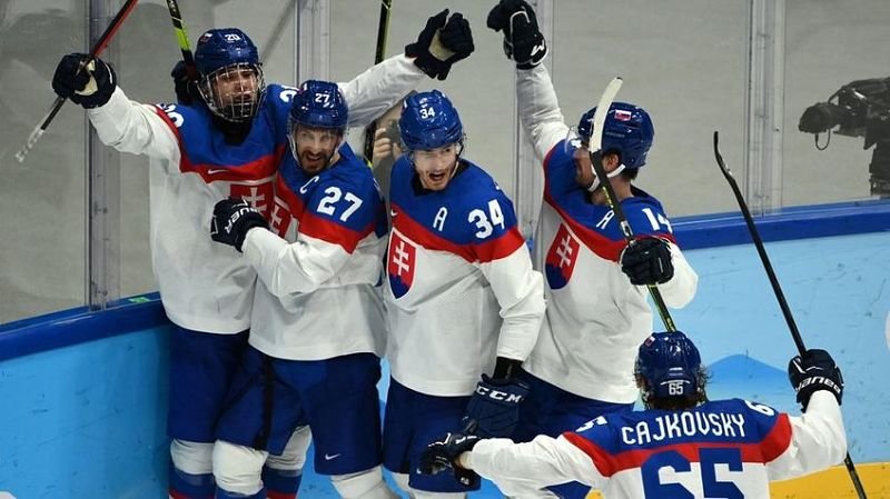 Die Slowakei hat den Favoriten ausgeschaltet und wird um die Medaillen spielen