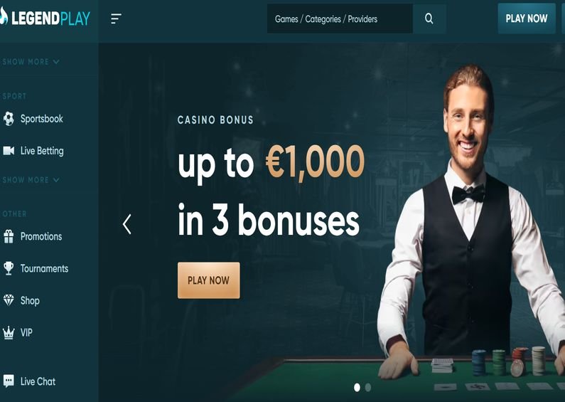 LegendPlay Casino Überprüfung ☑️ | 225% bis zu €1000 + 50 FS🔥