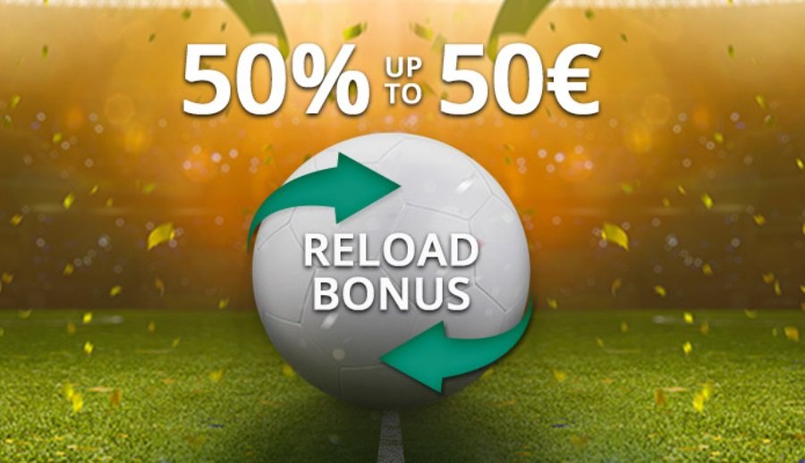 Nutzen Sie den 50% Reload-Bonus bei 1Bet?