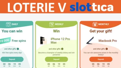 Lotterien bei Slottica Online Casino