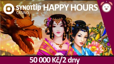 Synot Tip Casino Happy Hours Turnier oder es lohnt sich, am Wochenende zu wetten
