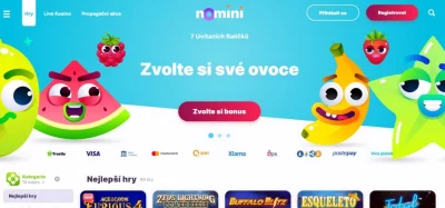Casino Nomini jetzt auf Tschechisch