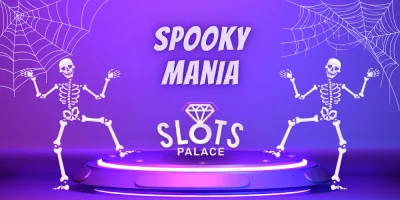 Stimmen Sie sich auf Halloween ein und erhalten Sie bis zu 113 Freispiele mit dem Spooky Mania-Event bei SlotsPalace!