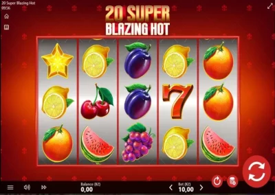⭐20 Super Blazing Hot: Online-Spielautomat bei 22Bet⭐