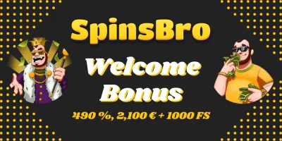 Drehen Sie mit 1000 Freispielen: Anmeldebonus bei SpinsBro Casino!