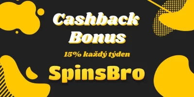 Erhalten Sie jede Woche bis zu 15% Cashback im SpinsBro Casino!