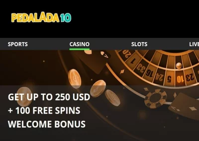 Pedalada10 Casino Bewertung ☑️ | 100% bis zu €250 + 100 FS🔥
