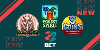 Spielen Sie die neuesten Spielautomaten von führenden Entwicklern im 22bet Casino!