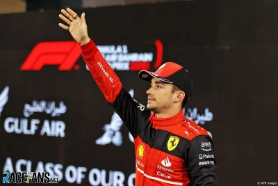 Leclerc gewinnt das Qualifying für den Großen Preis von Bahrain F1