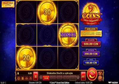 🪙9 Münzen: Grand Gold Edition - Online-Spielautomat bei 22Bet🪙