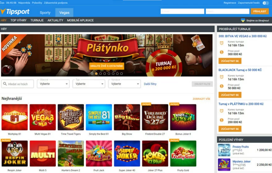 Tipsport Vegas Casino