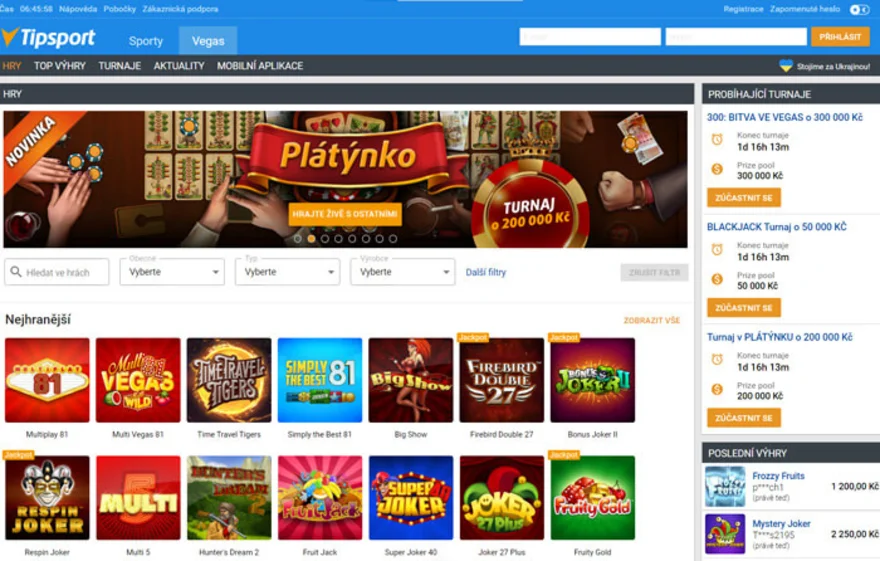 Tipsport Vegas Casino