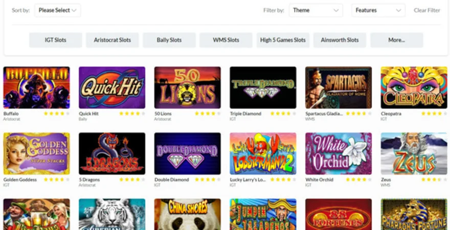 Automaty zdarma na VegasSlotsOnline