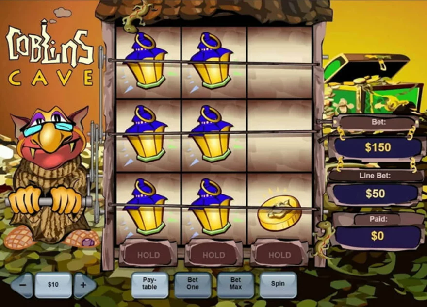 Gameplay - online automat Goblin’s Cave