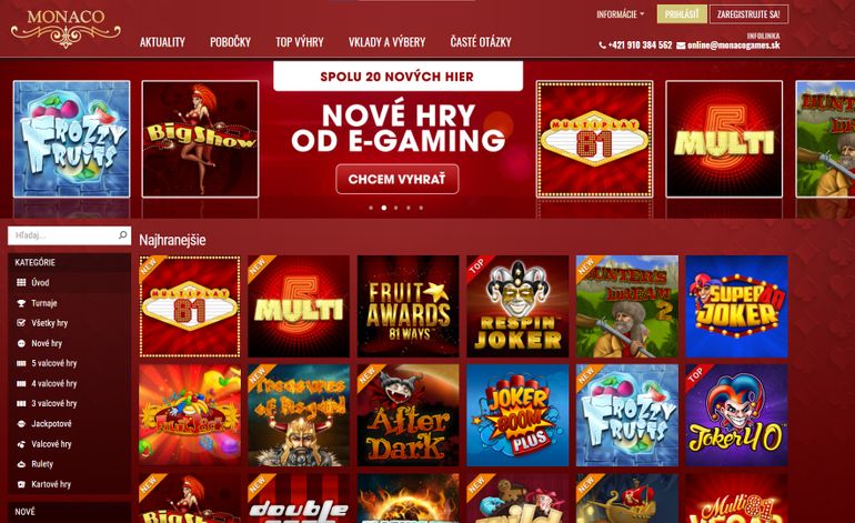 Online casino Monaco