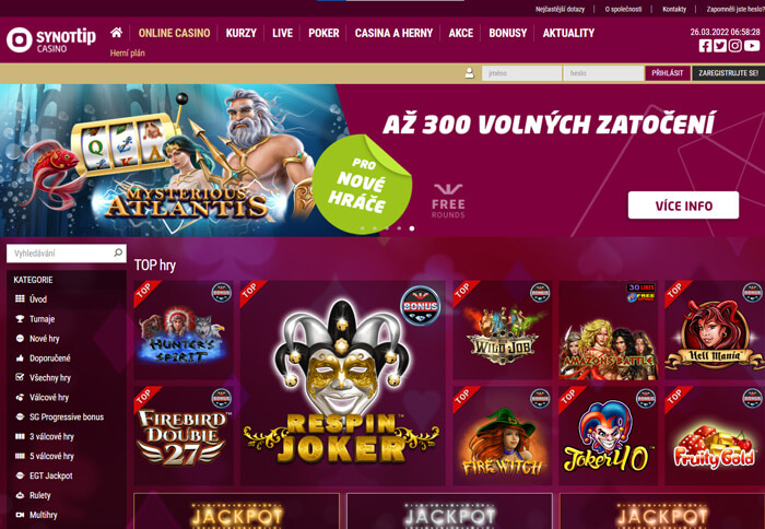 Synot Tip Casino