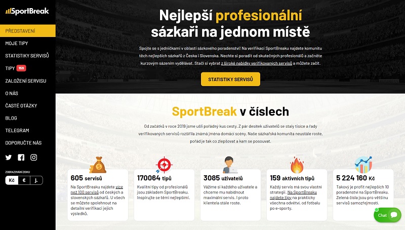 Verifikační portál sportbreak.cz