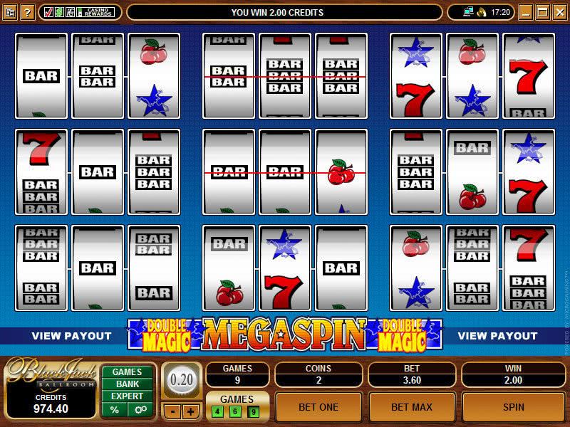Mega spin slot