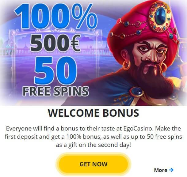 Bonus - online casino EgoCasino