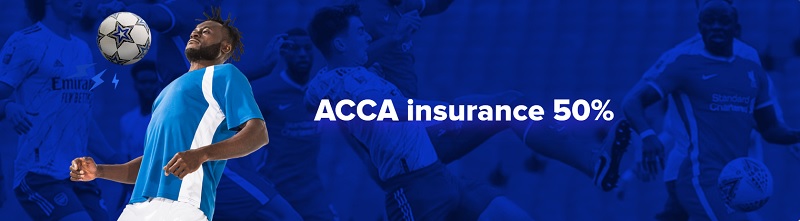 ACCA insurance 50 % ve Sportaze